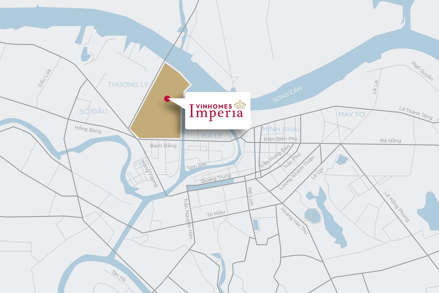 Bản đồ dự án Vinhomes Imperia